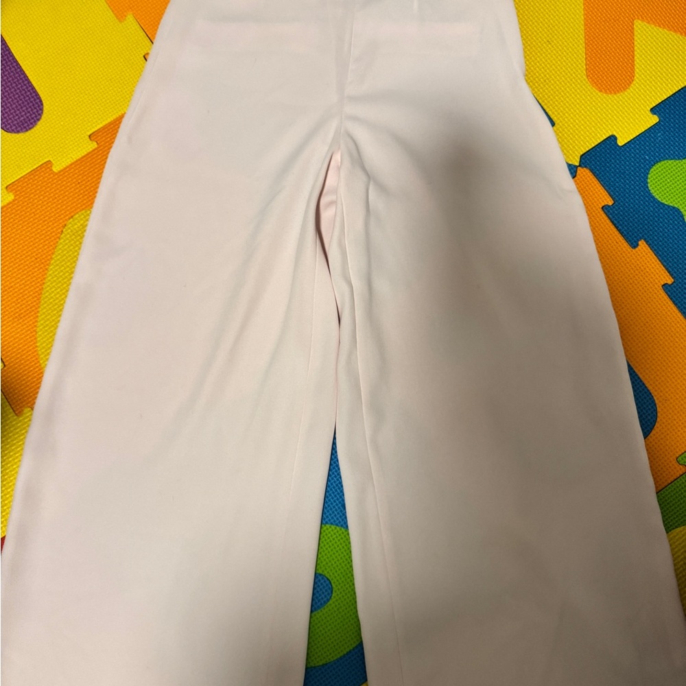 H&M Light Pink Wide-Leg Trousers